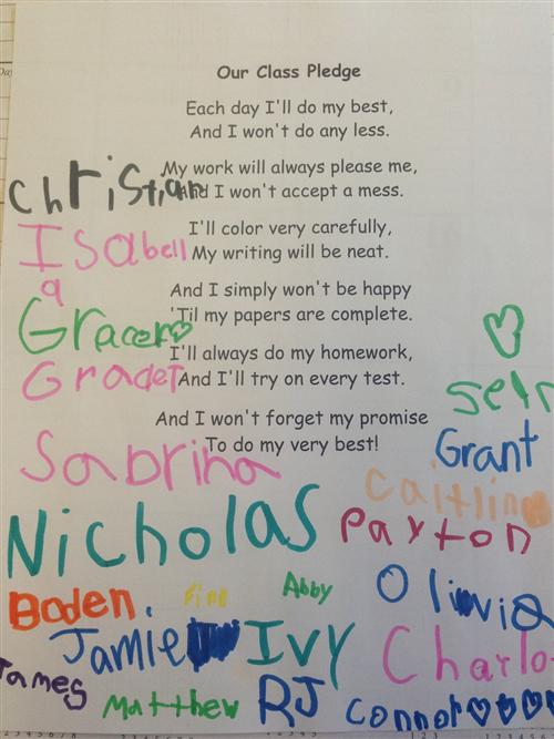 Class Pledge 